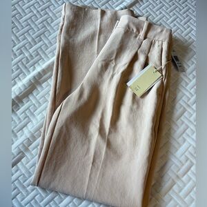 Aritzia Cream Wide Leg Pants